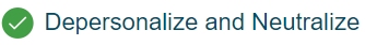 depersonalise neutralise